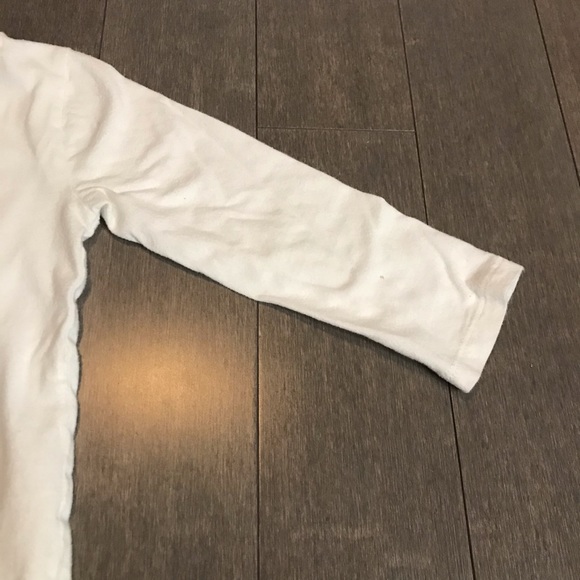 GAP baby white Paris long sleeved white tee - Picture 7 of 8